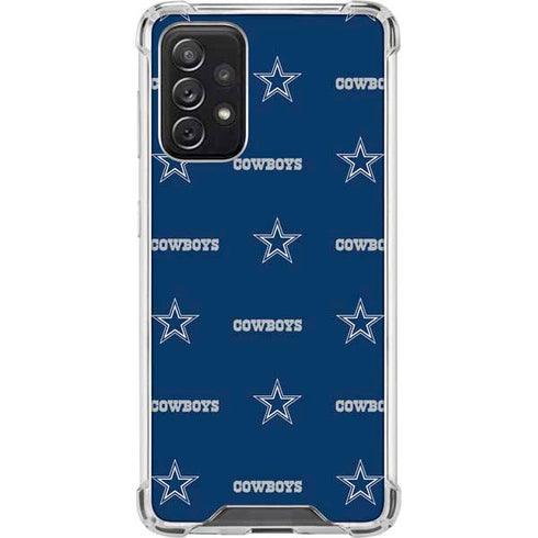 NFL Dallas Cowboys Blitz Series Galaxy A72 5G Clear Case